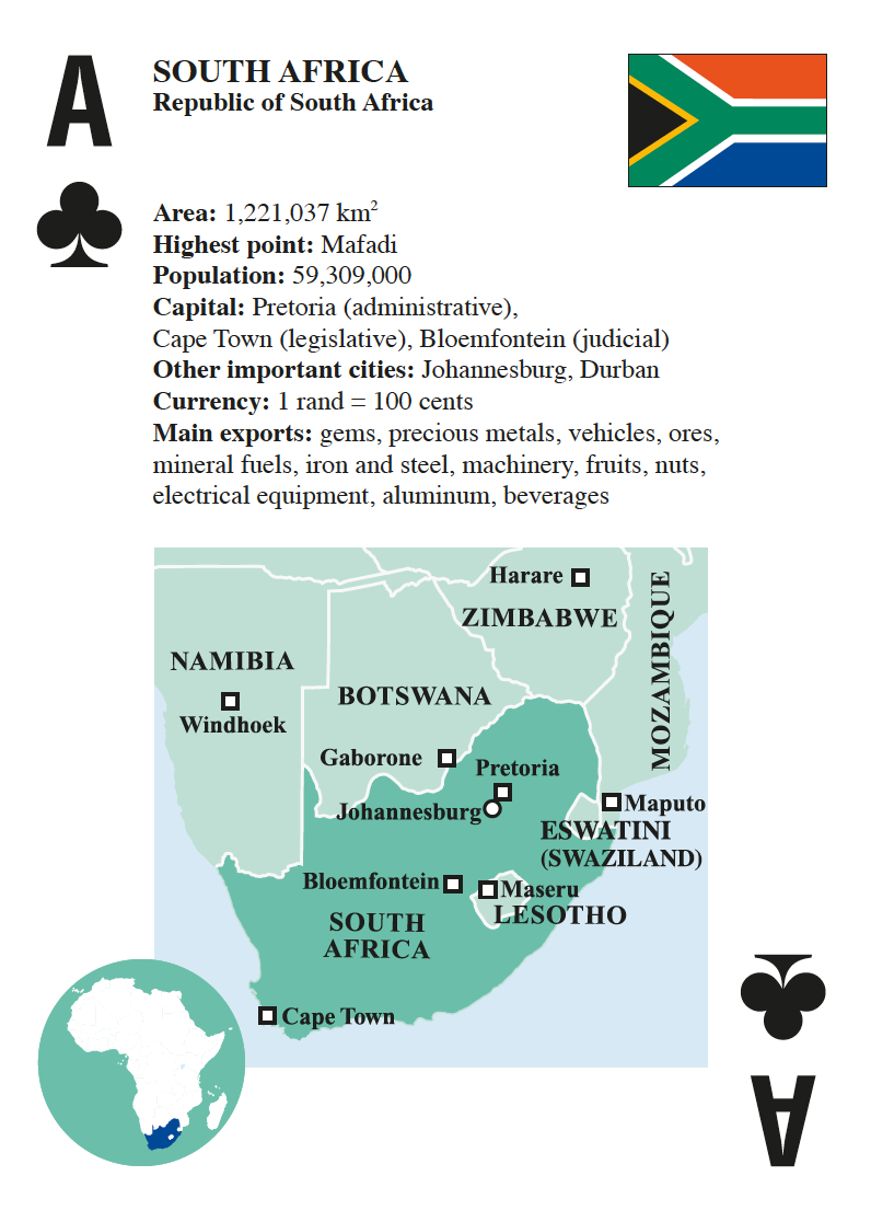 Africa Playing Cards