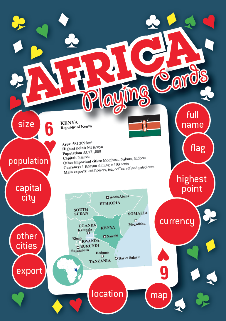 Africa Playing Cards