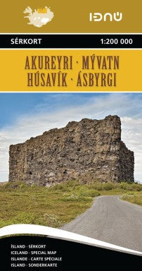 Akureyri / Mývatn / Húsavík / Ásbyrgi 1:200.000 - Island