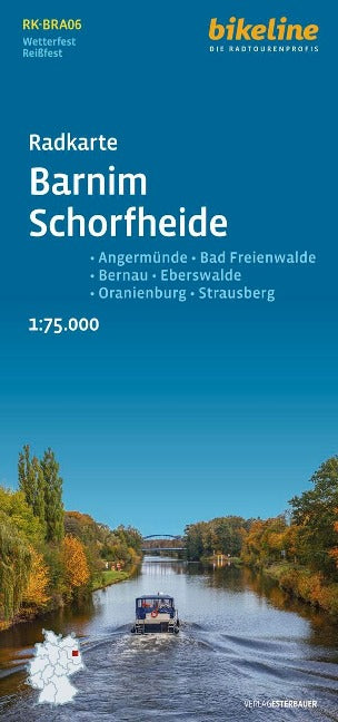 Barnim, Schorfheide (RK-BRA06) 1:75.000 - Bikeline Fahrradkarte
