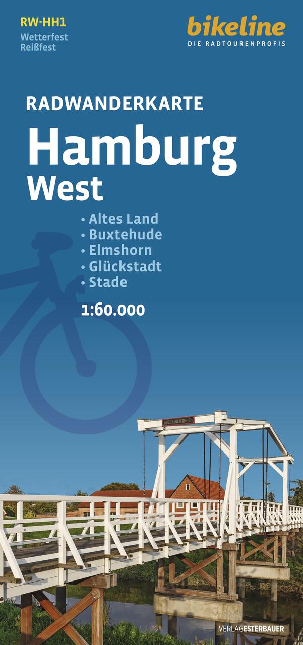 Hamburg West 1 : 60.000 - bikeline Radwanderkarte