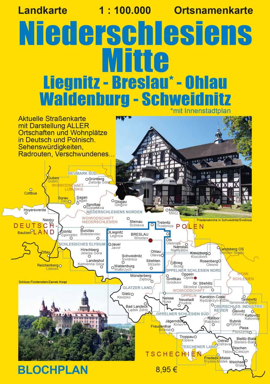 Niederschlesiens Mitte 1:100.000