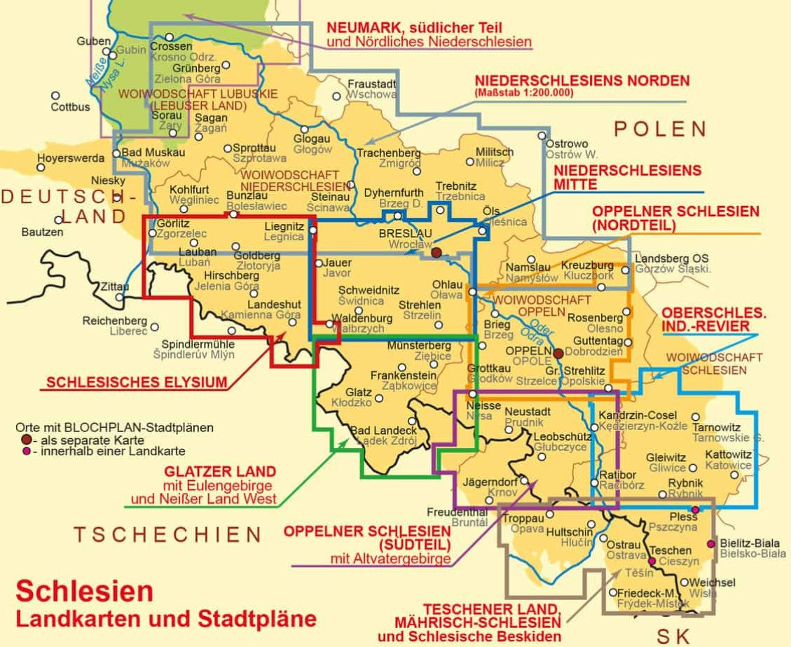 Oppelner Schlesien (Nordteil) 1:100.000