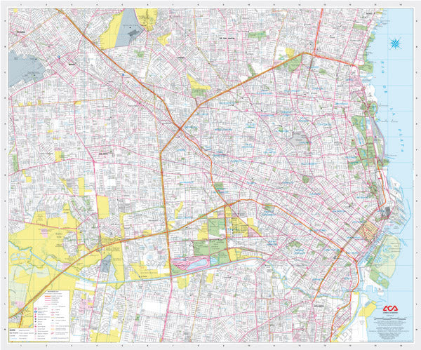 Buenos Aires Stadtplan mit Umgebungskarte - ACA