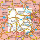 Sachsen-Anhalt 1:100.000 Topographische Karten