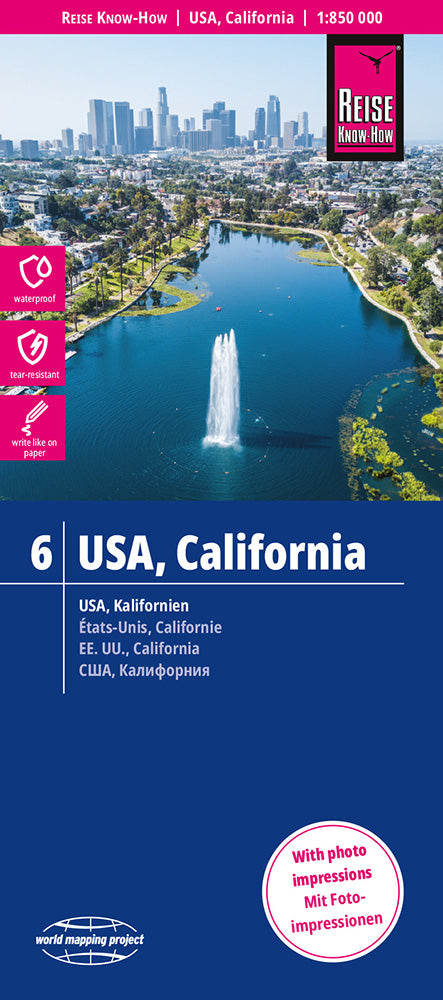USA 6, Kalifornien 1:850.000 - Reise Know How