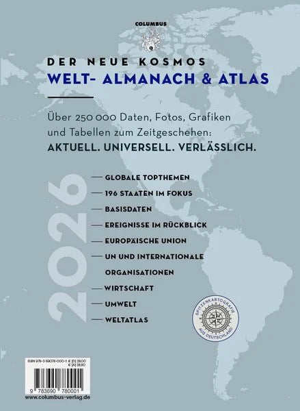 Kosmos Weltalmanach & Atlas 2026