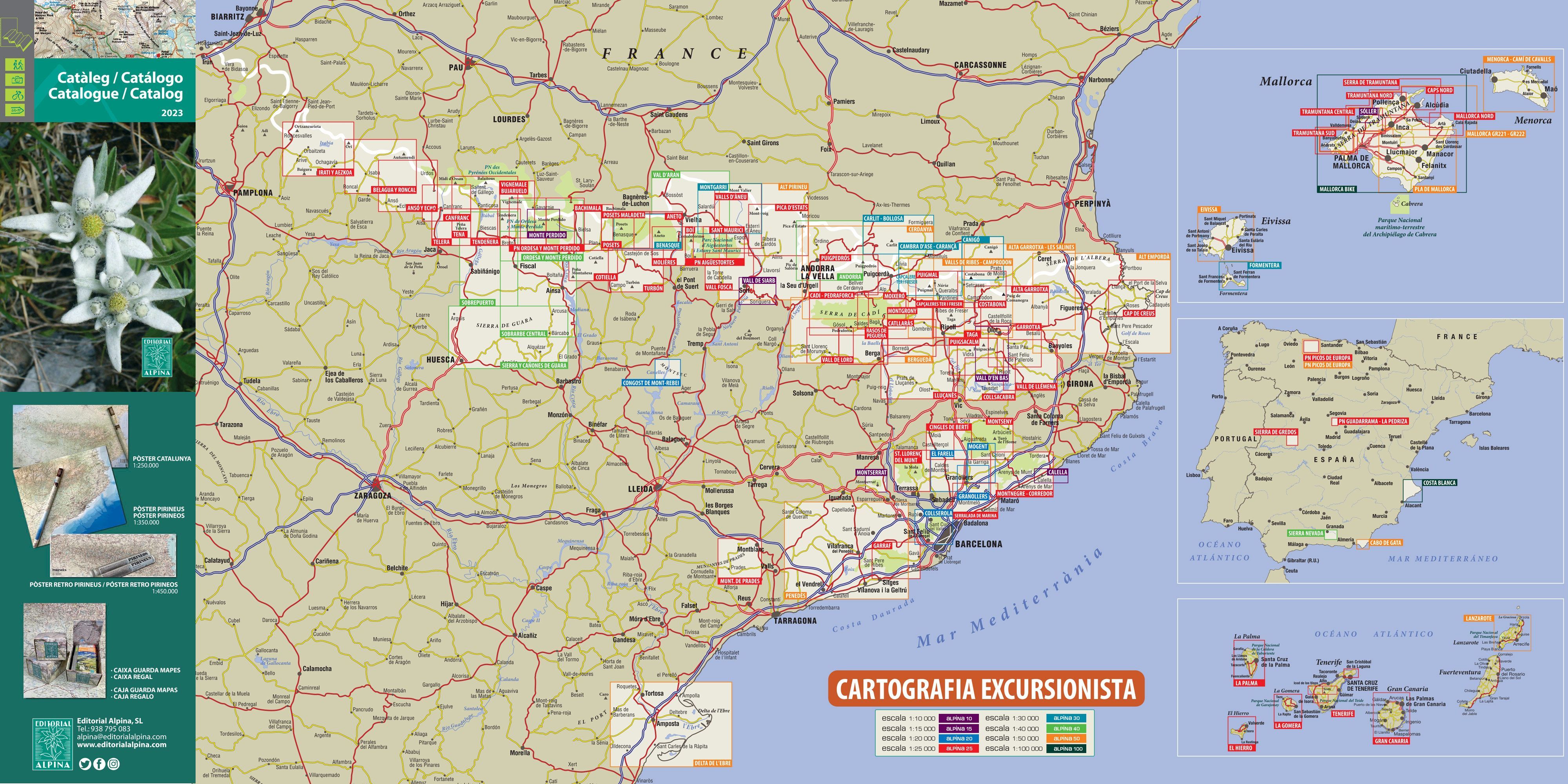 Picos de Europa 1:25.000 Wanderkarte Editorial Alpina