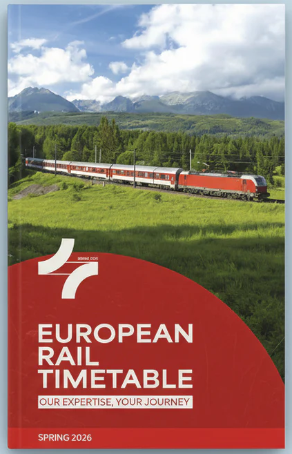 European Rail Timetable Spring 2026