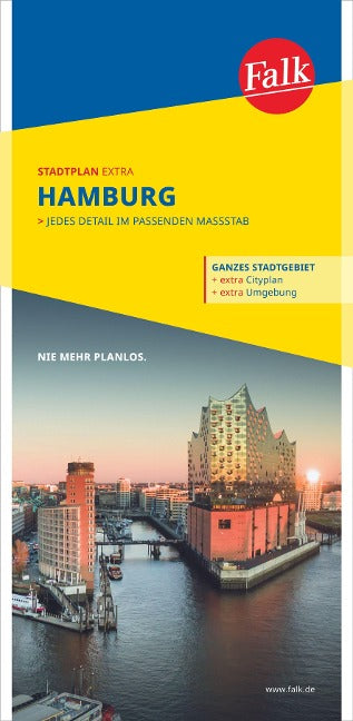 Hamburg Falk Stadtplan Extra
