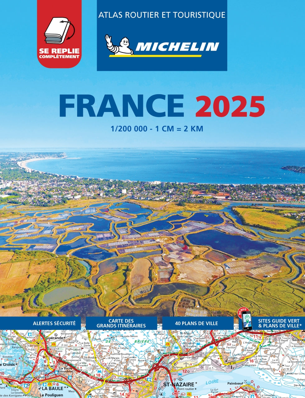 Frankreich 2025 - Tourist & Motoring Atlas Multi-flex
