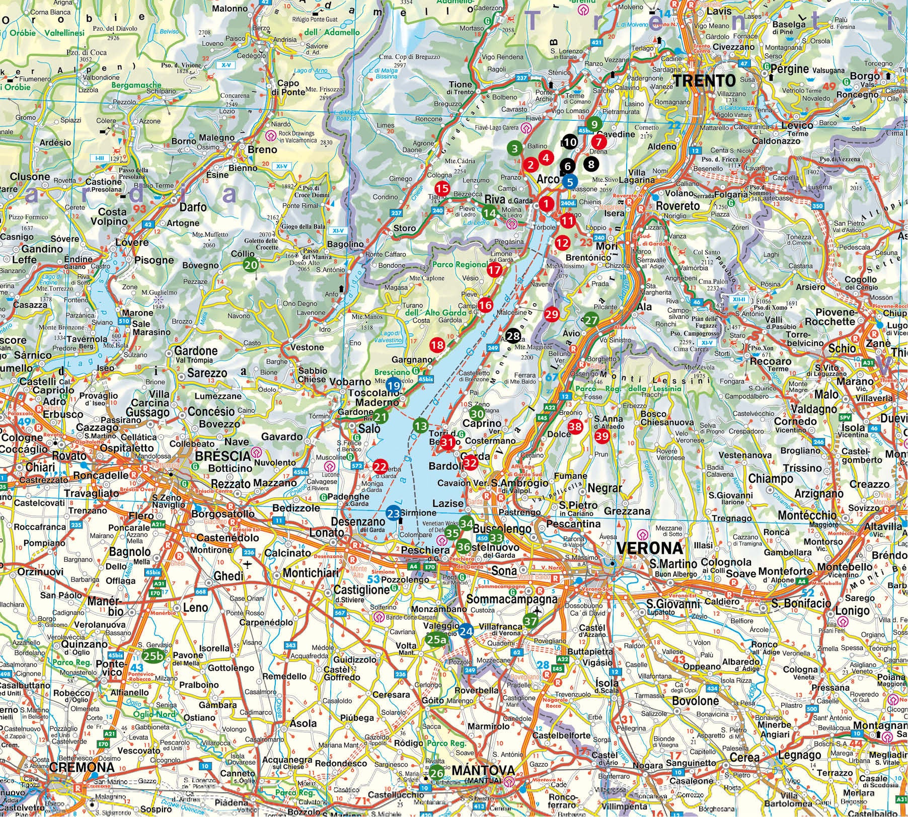 Erlebnisurlaub mit Kindern Gardasee - Rother Wanderführer