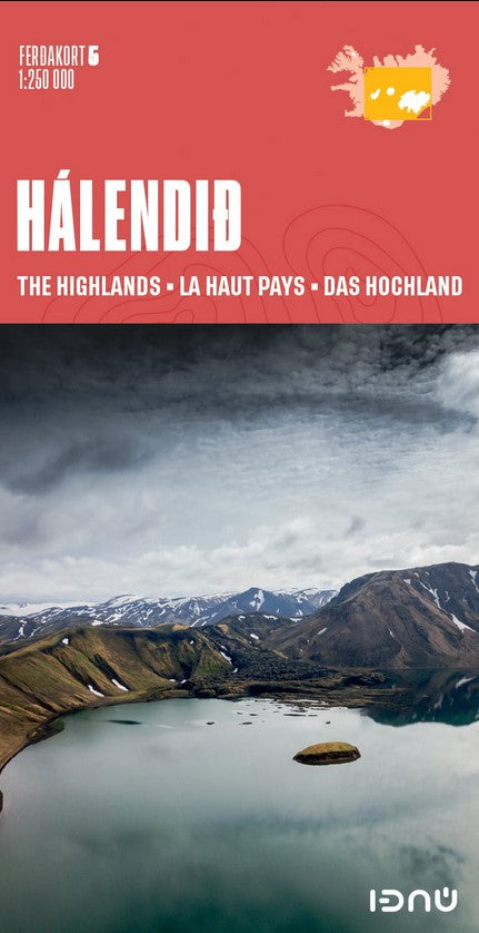 Hálendið - Hochland 1:250.000 - Island 05 Ferdakort 2025