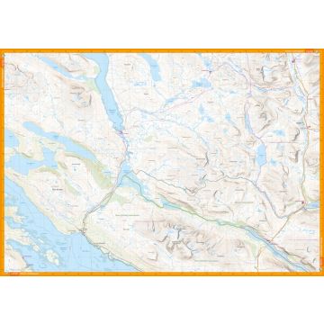 Kungsleden: Nikkaluokta, Ritsem & Vakkotavare 1:50.000