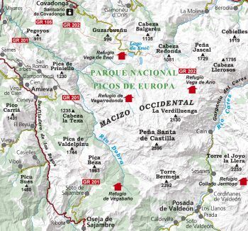 Picos de Europa 1:25.000 Wanderkarte Editorial Alpina