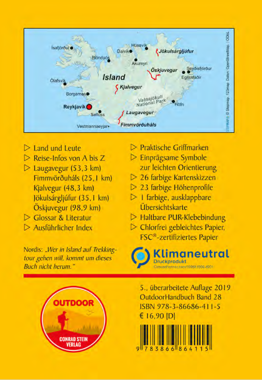 Island: Trekking-Klassiker Outdoor Wanderführer