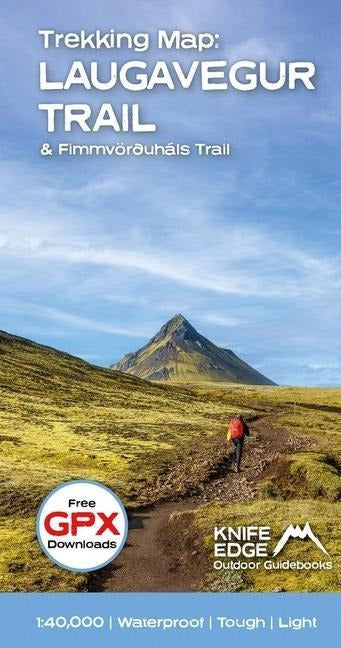 Trekking Map: Iceland's Laugavegur Trail (Wanderkarte Island)