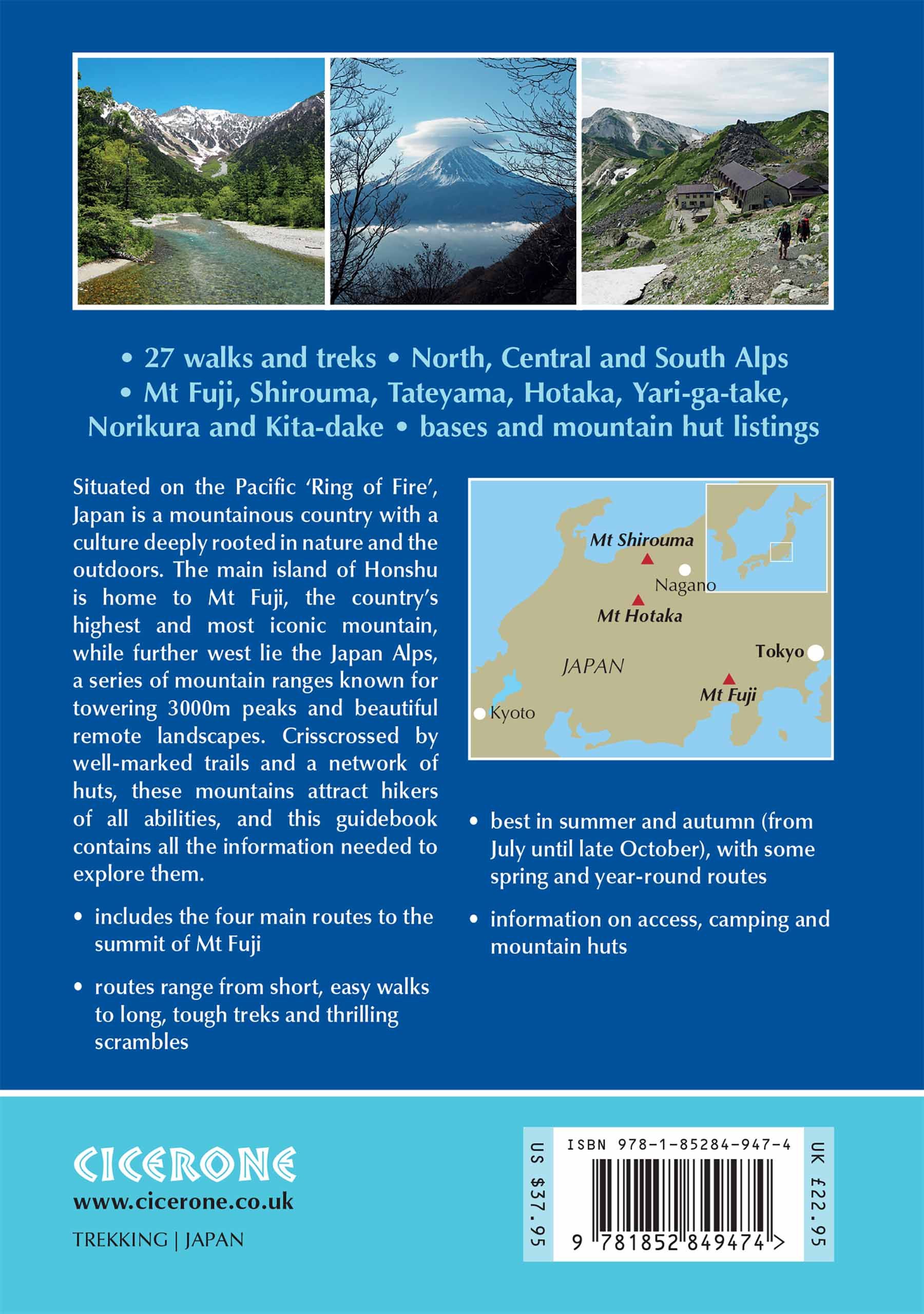 Hiking and Trekking in the Japan Alps and Mount Fuji - Cicerone Press