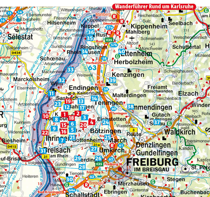 Kaiserstuhl - Rother Wanderführer