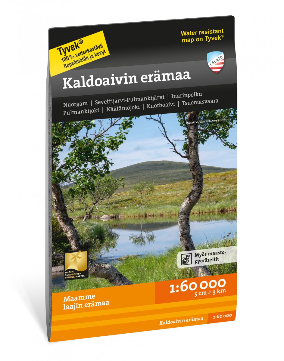 Kaldoaivin erämaa 1:60.000
