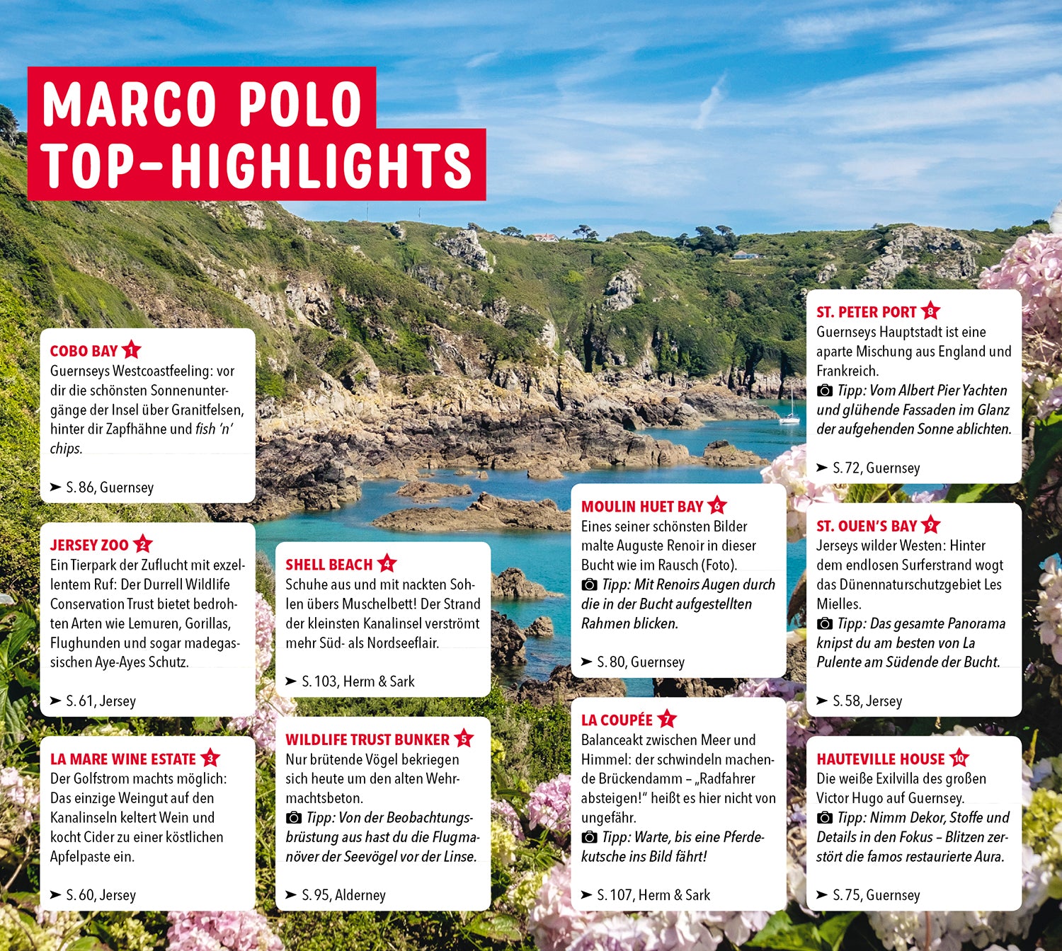 Kanalinseln-Jersey, Guernsey - MARCO POLO Reiseführer