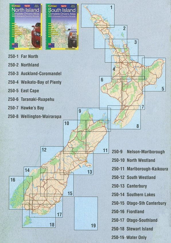 Marlborough - Kaikoura (Neuseeland) - 1:250.000