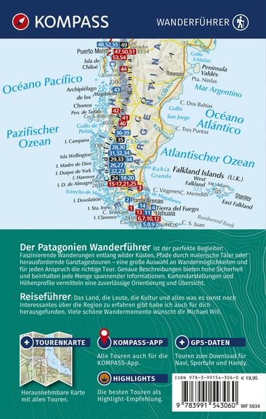Patagonien und Feuerland - KOMPASS Wanderführer