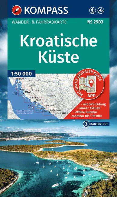 2903 Kroatische Küste 1:85.000