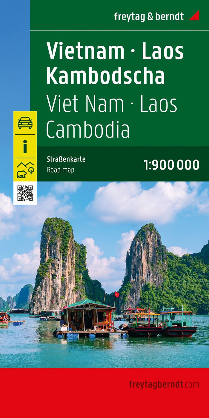 Vietnam, Laos und Kambodscha 1:900.000