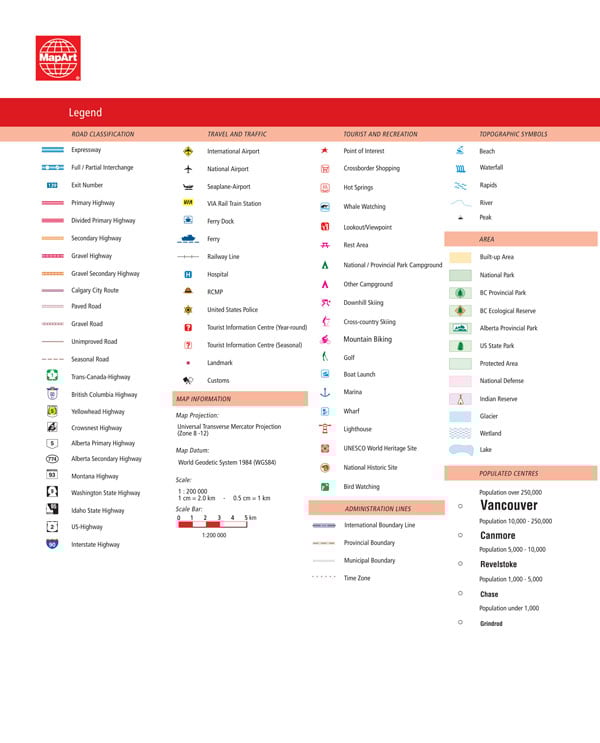British Columbia Atlas - MapArt