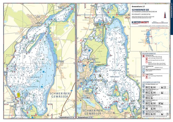 Mecklenburgische Seenplatte - Binnenkartenatlas 2 - Kartenwerft