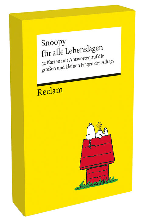 Snoopy für alle Lebenslagen - Kartenbox - Reclam