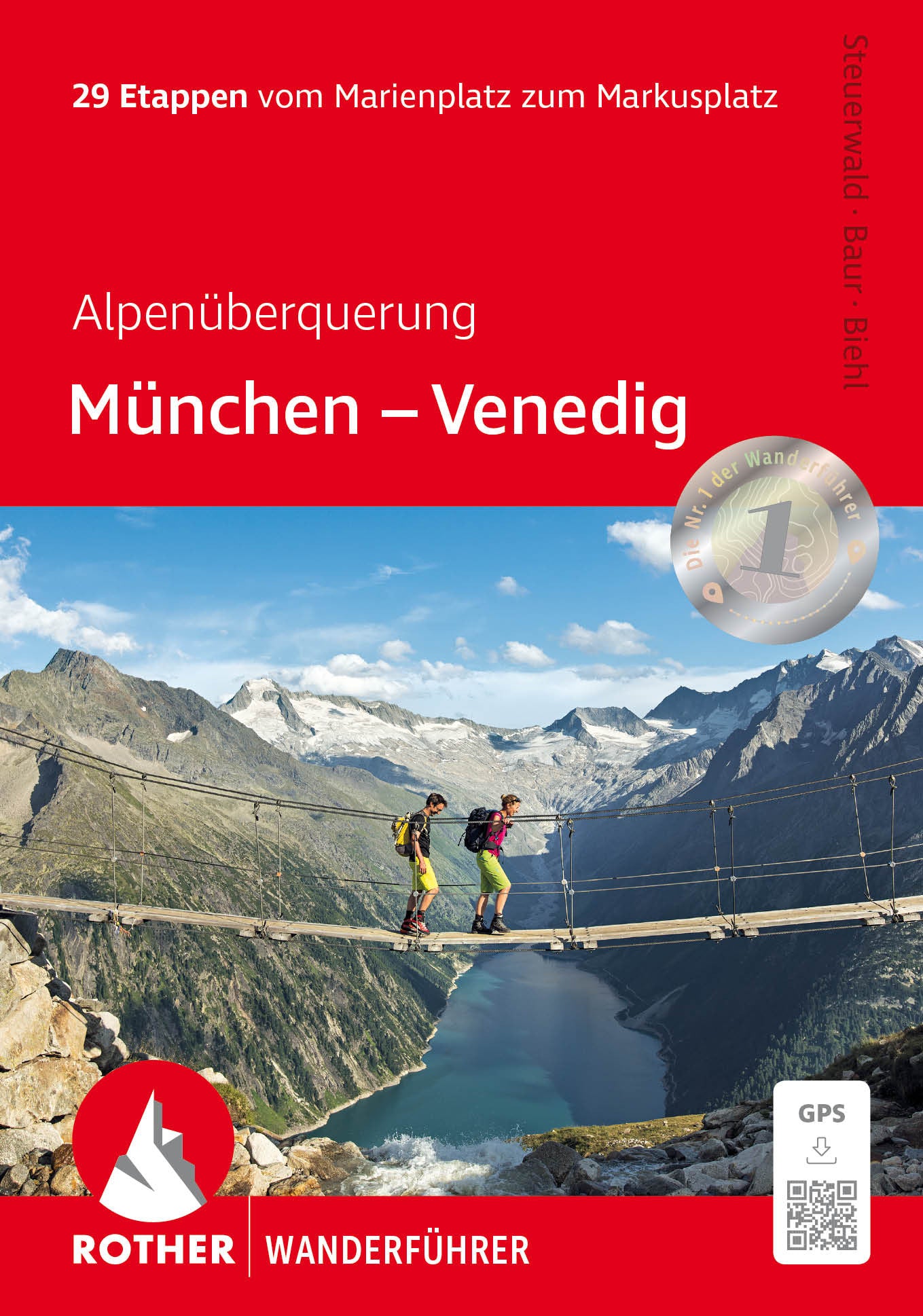 Alpenüberquerung München - Venedig - Rother Wanderführer