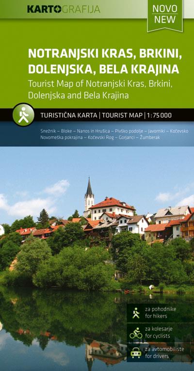 Notranjski Kras 1:75.000