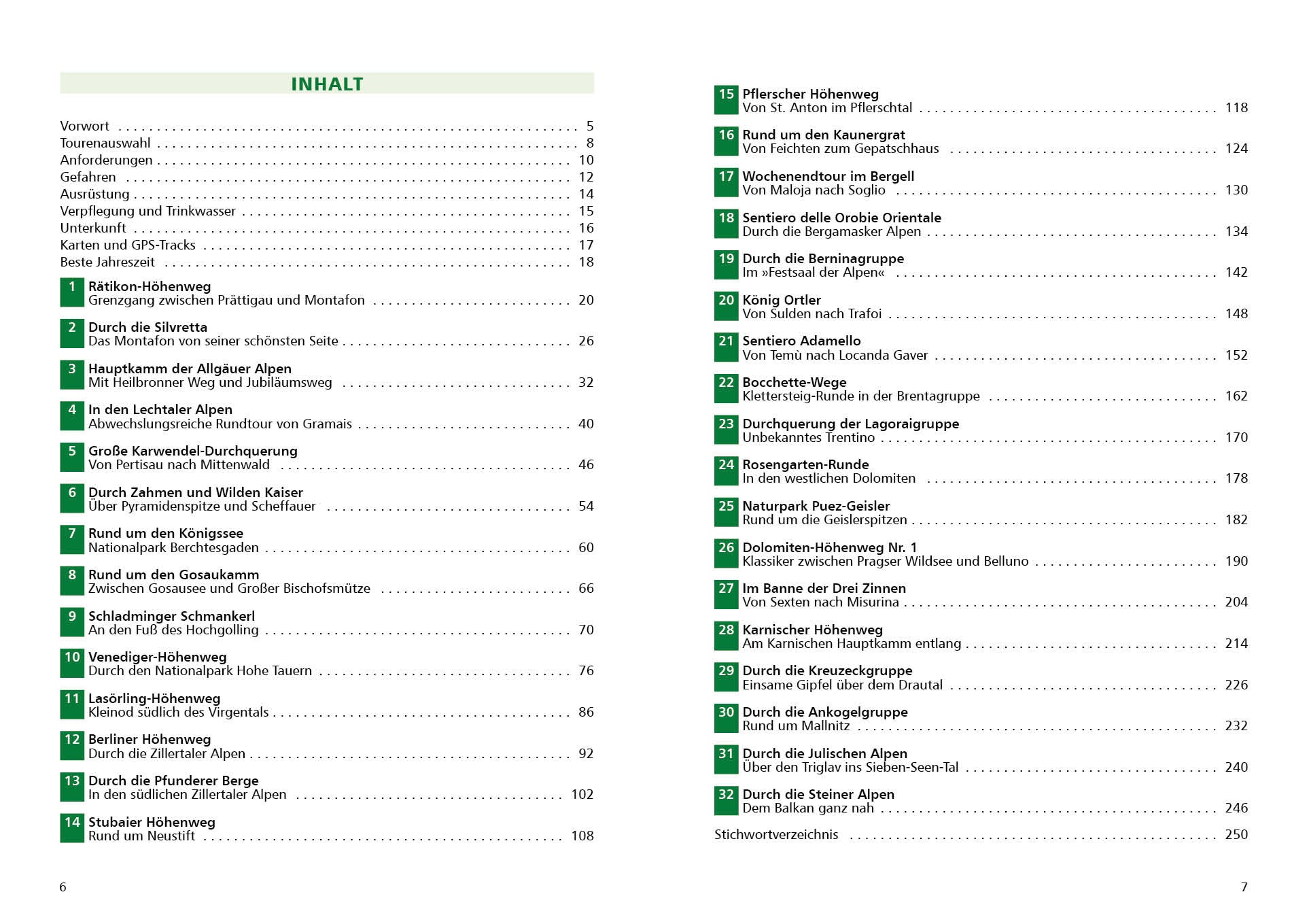 Hüttentouren Ostalpen