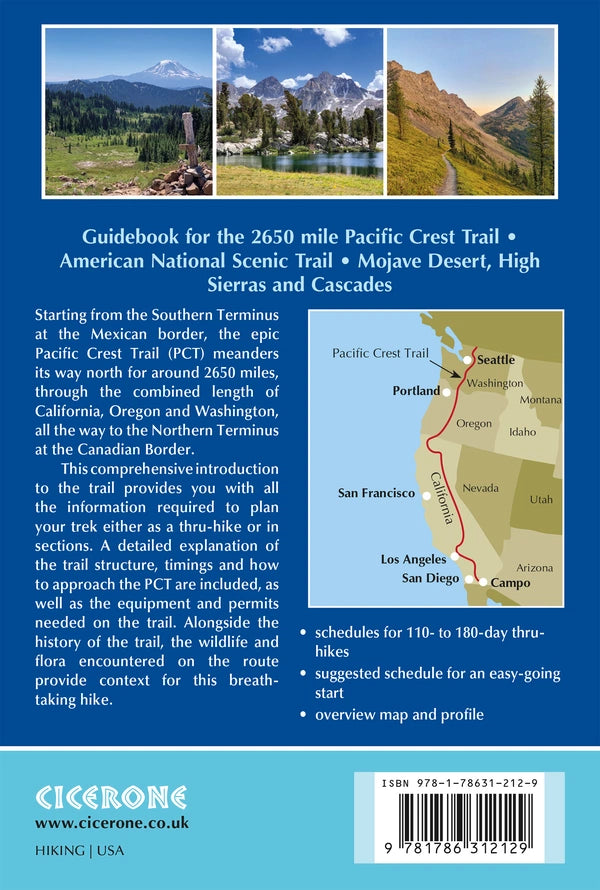 Hiking the Pacific Crest Trail (Set aus 3 Wanderführern)