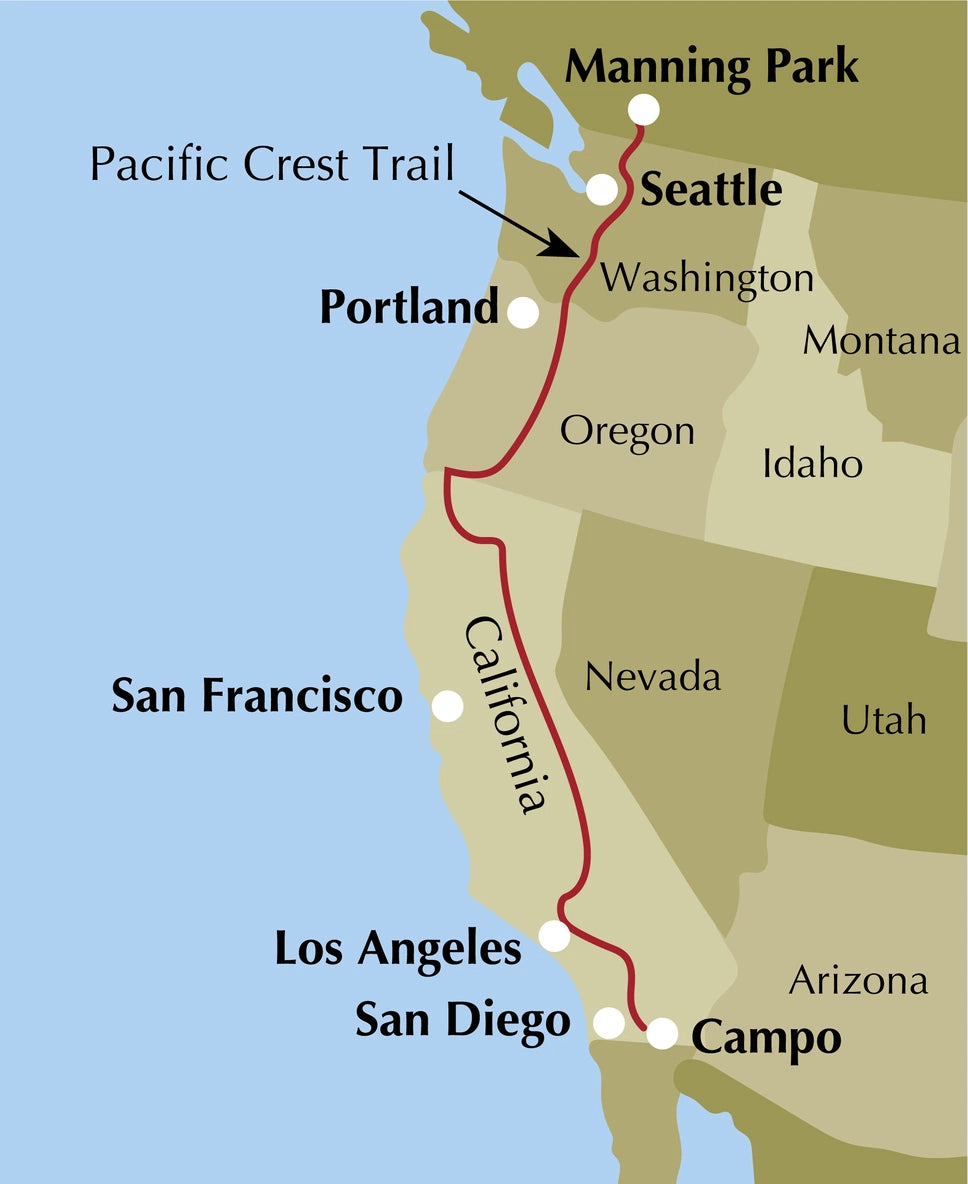 Hiking the Pacific Crest Trail (Set aus 3 Wanderführern)