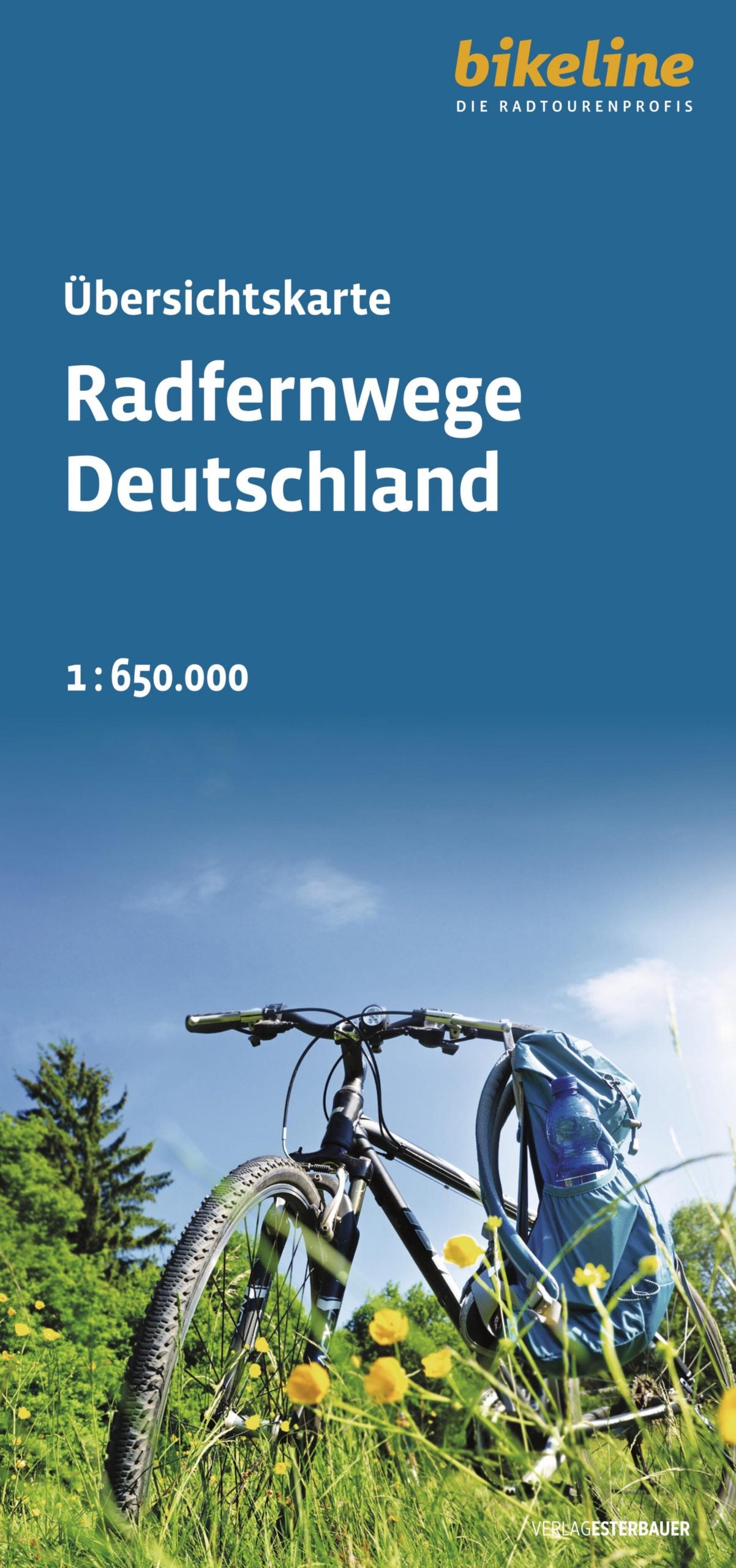 Radfernwege Deutschland Übersichtskarte - 1:650.000