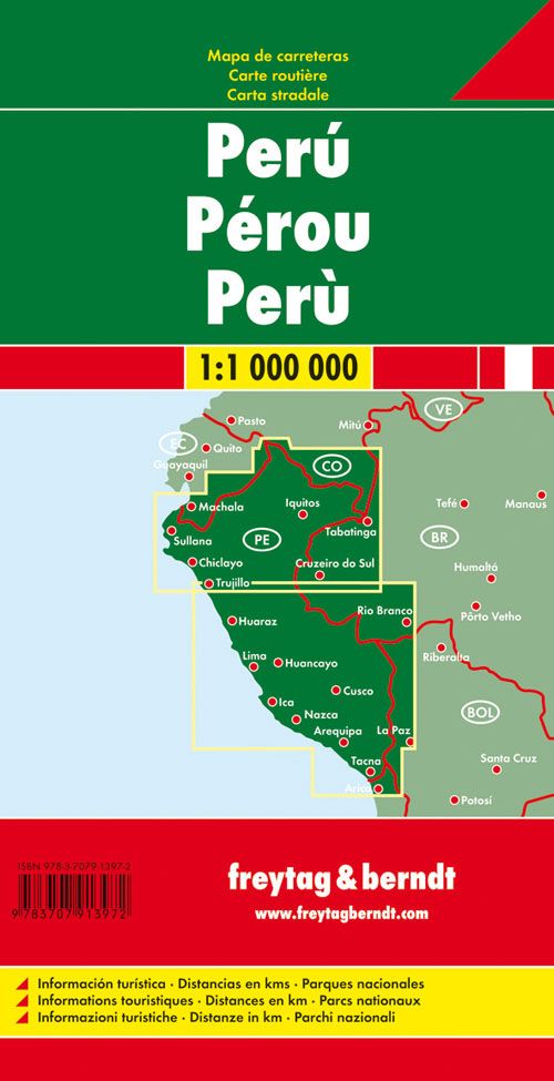 Peru - 1:1 Mio. Freytag & Berndt