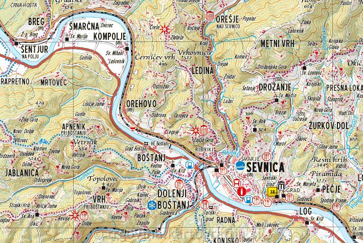 Posavina-Hügel 1:75.000