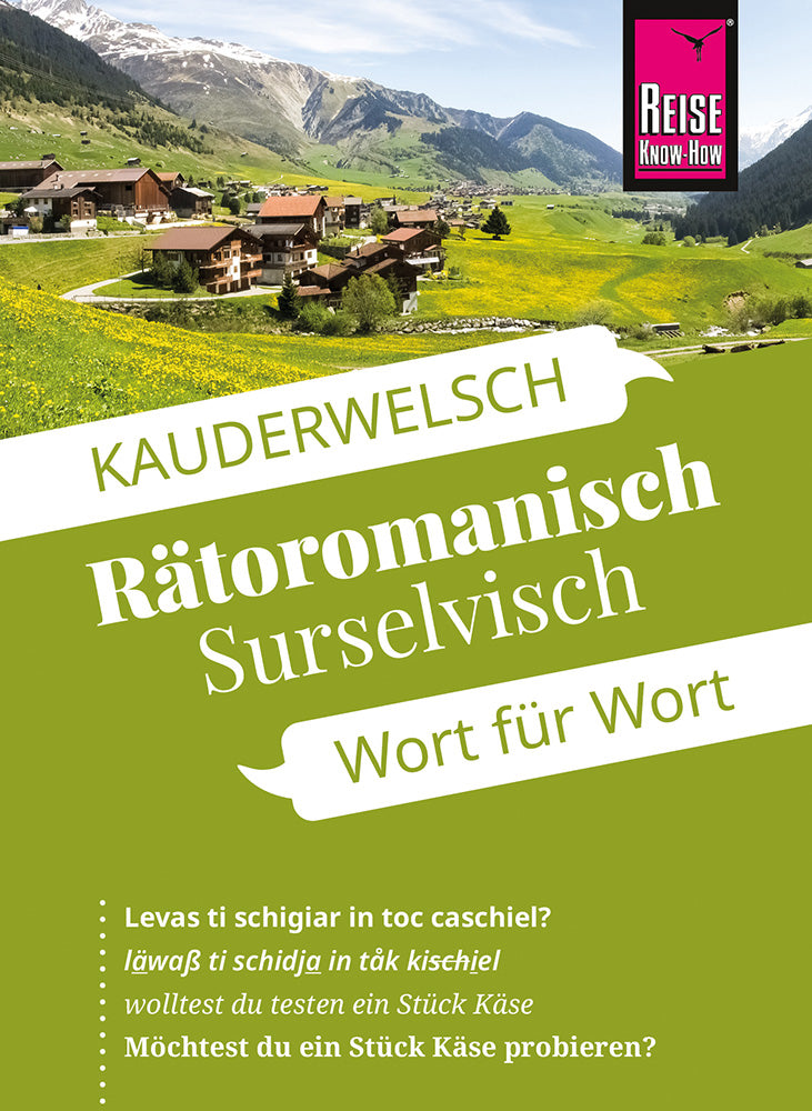 Rätoromanisch (Surselvisch) - Wort für Wort