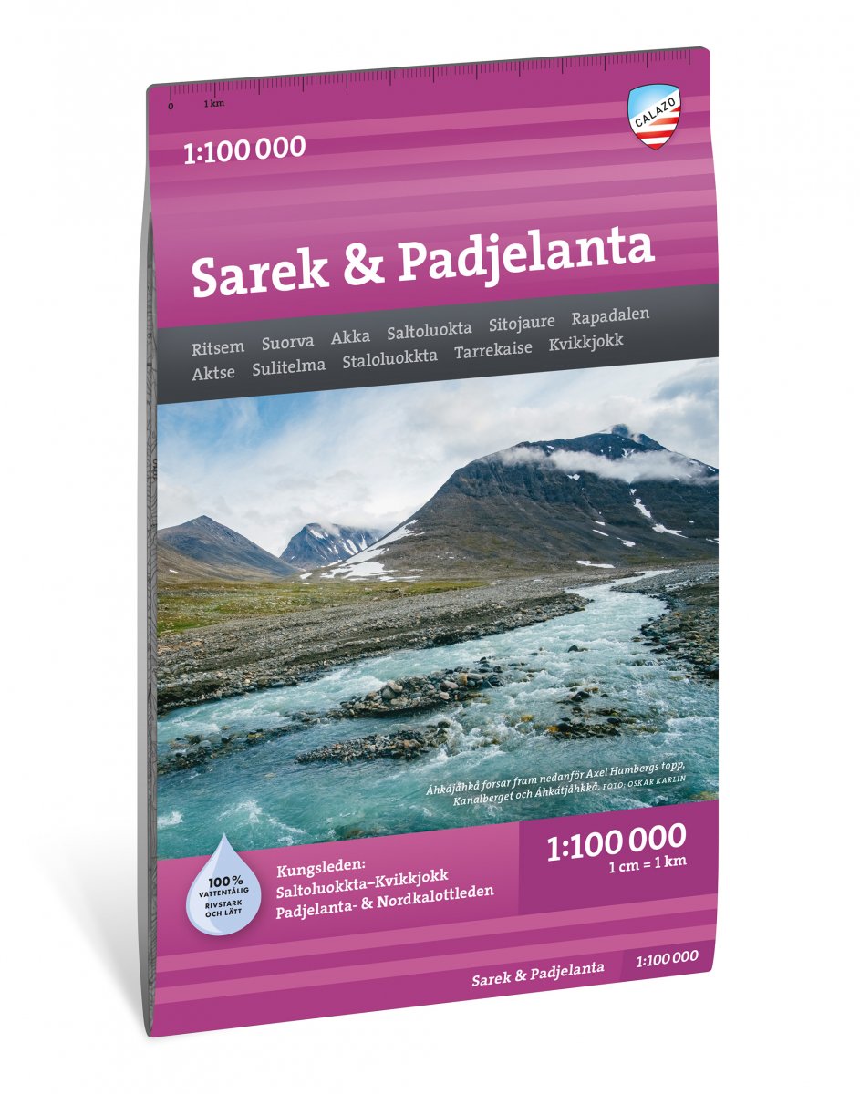 Sarek & Padjelanta 1:100.000