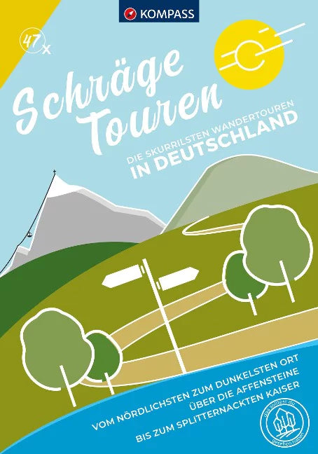 Wolfgang Heitzmann KOMPASS Schräge Touren Deutschland, 47 Touren