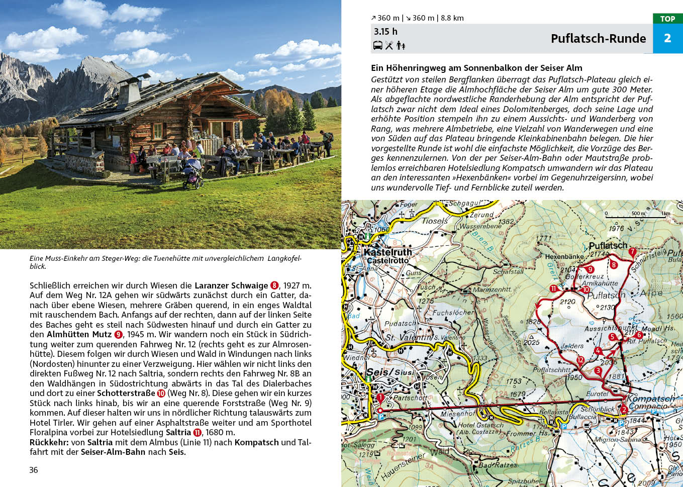 Seiser Alm - Rother Wanderführer