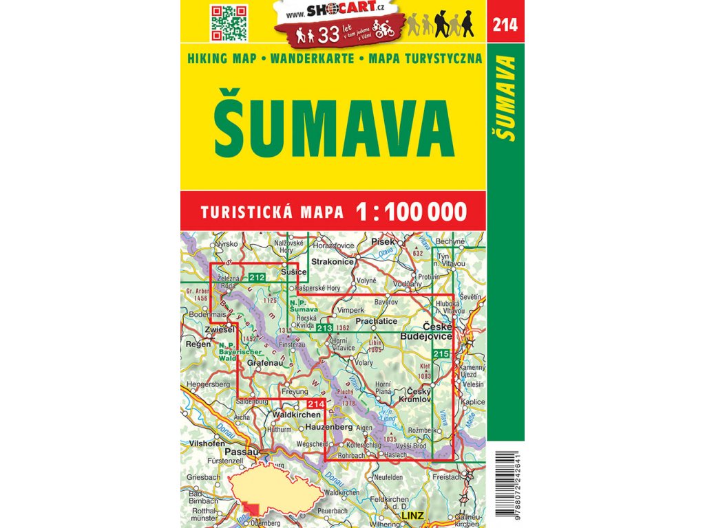 Tschechien 1:100.000 Shocart - Touristische Karten