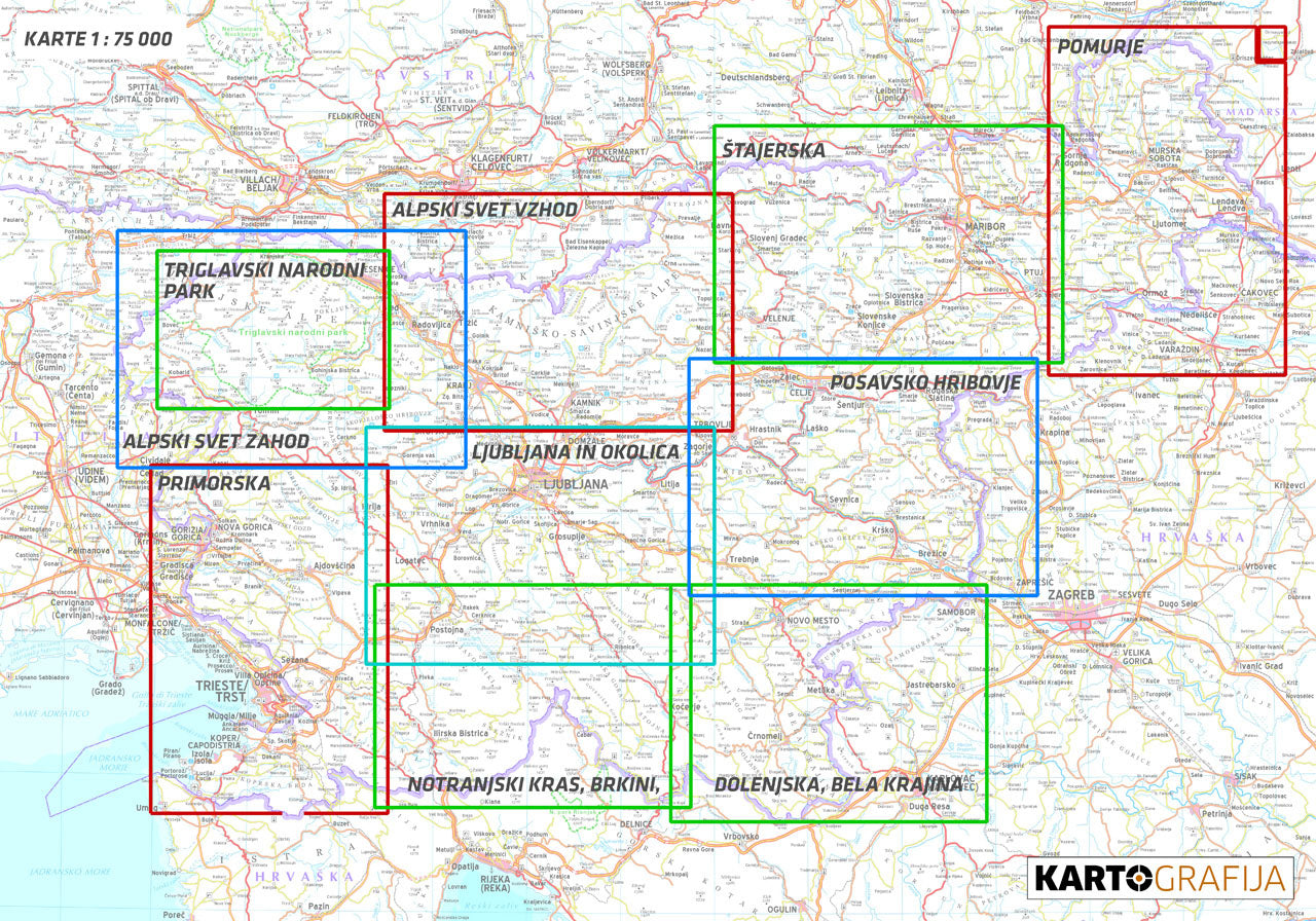 Posavina-Hügel 1:75.000