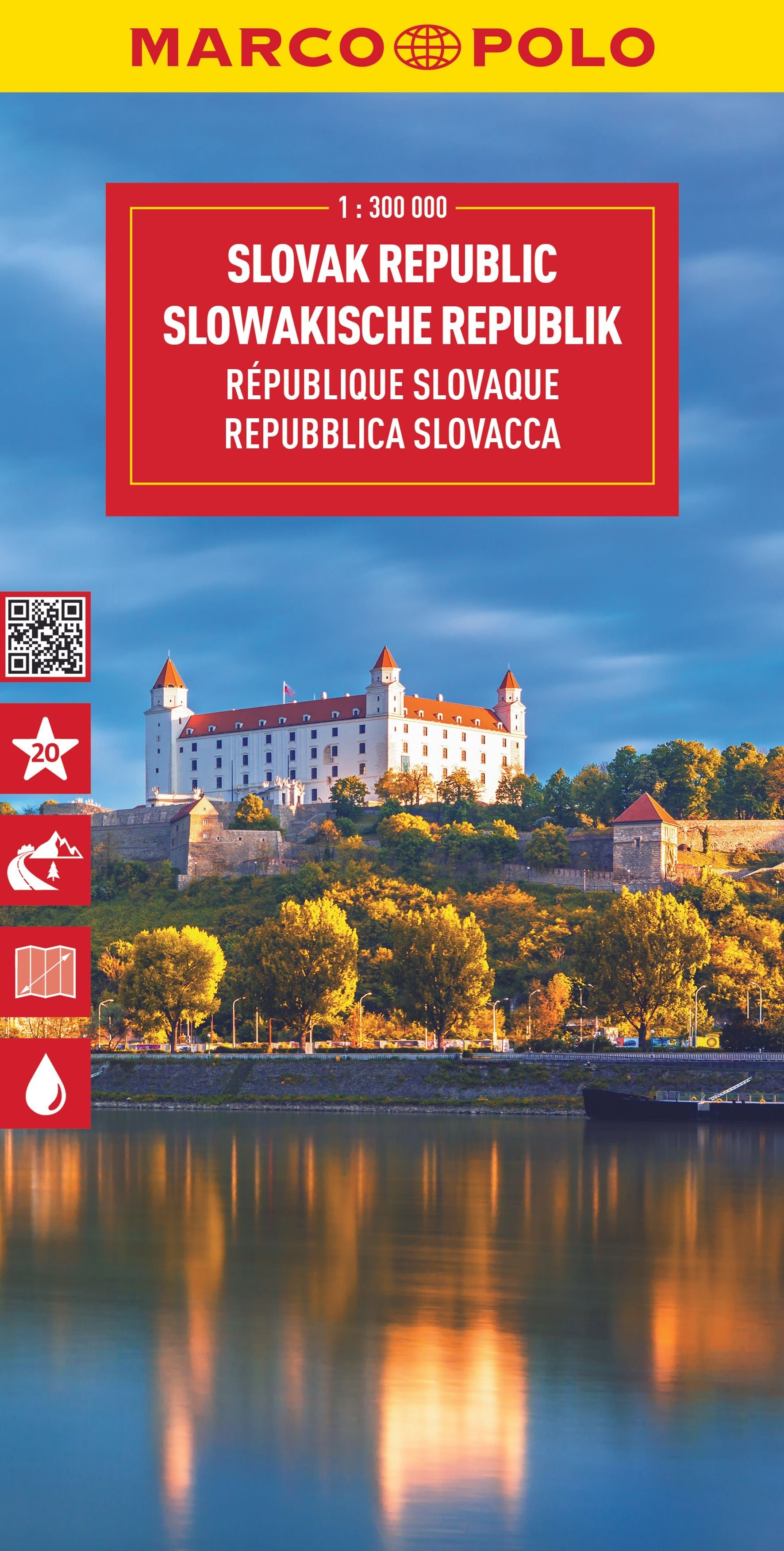 Slowakische Republik 1:300.000 - Marco Polo Länderkarte
