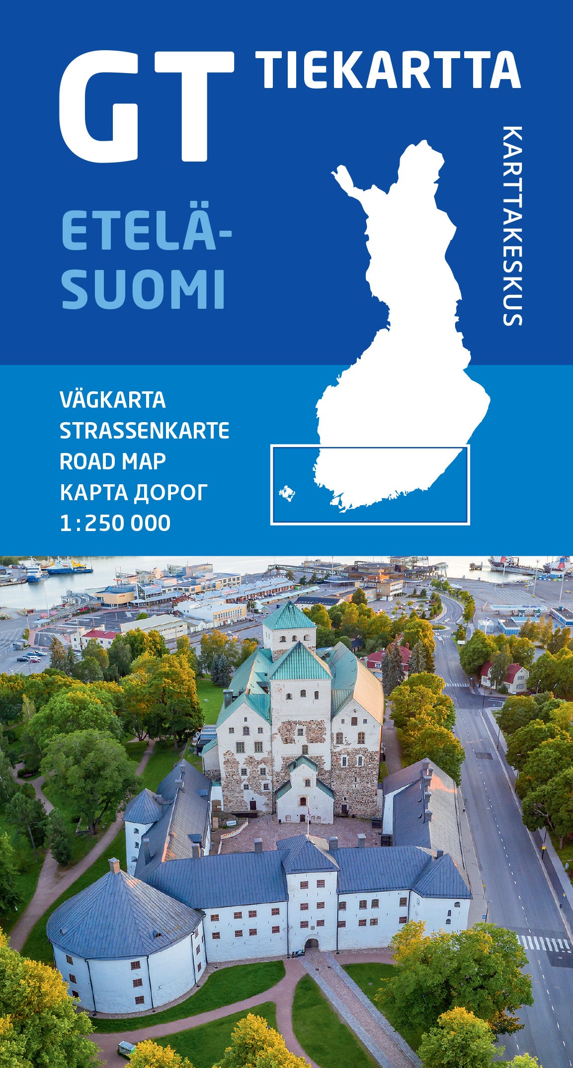 Finnland Süd 1:250.000 - Straßenkarte