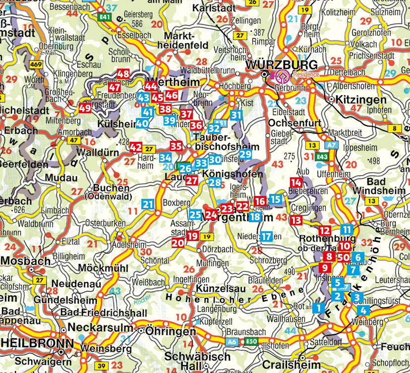 Taubertal - Rother Wanderführer