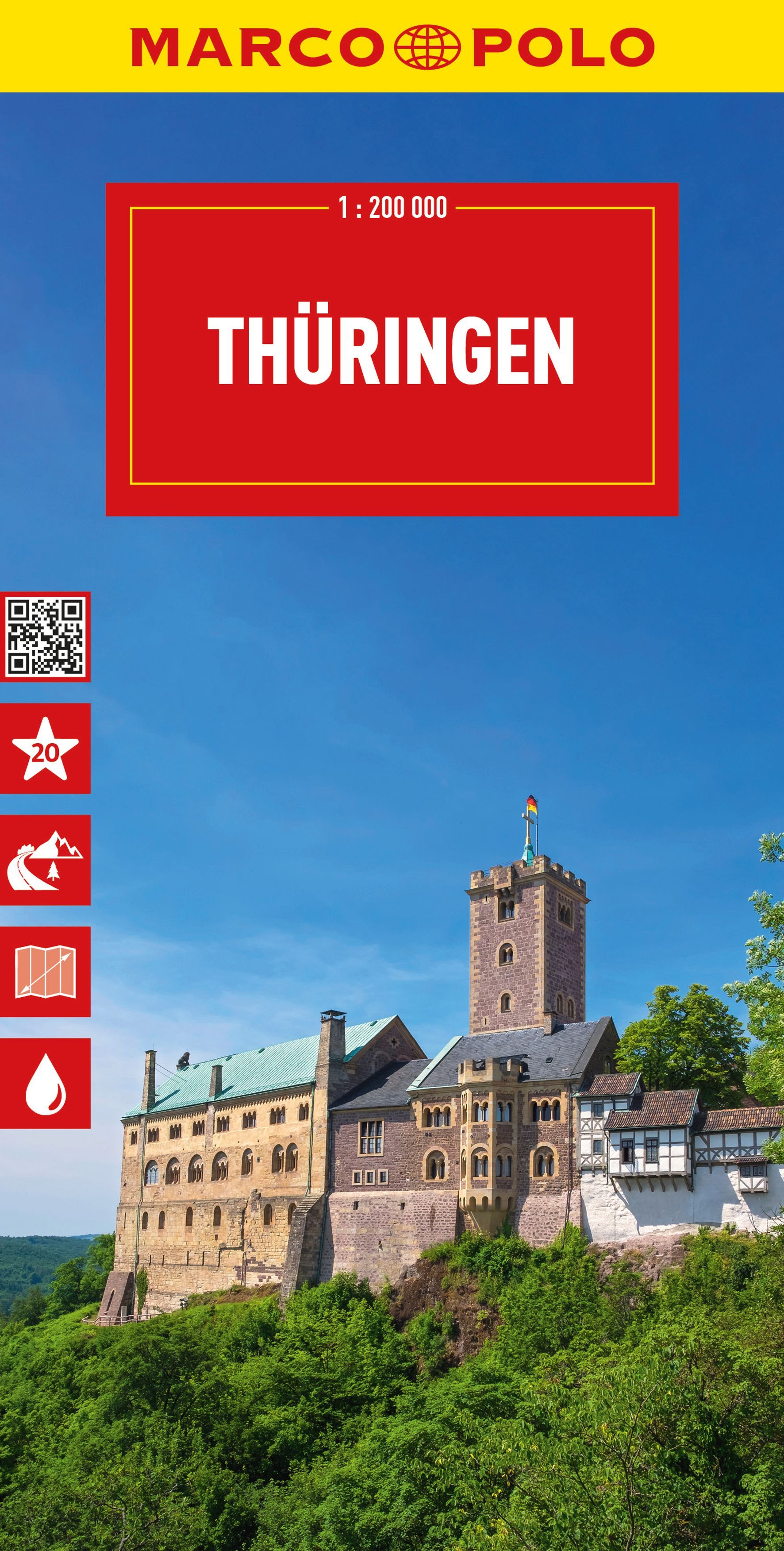 Marco Polo Karte 7 - Thüringen 1:200.000